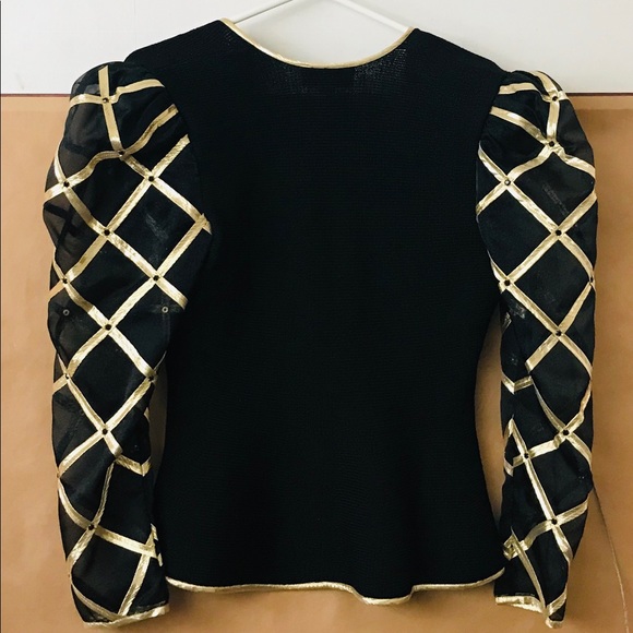 New St John Knit  Evening Jacket Size 8 Holiday - Picture 6 of 8